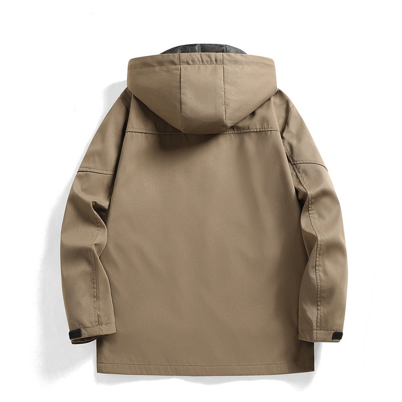 Montaña chaqueta con capuz para hombres primavera y otoño nueva moda al aire libre chaqueta de montaña casual chaqueta impermeable chaqueta