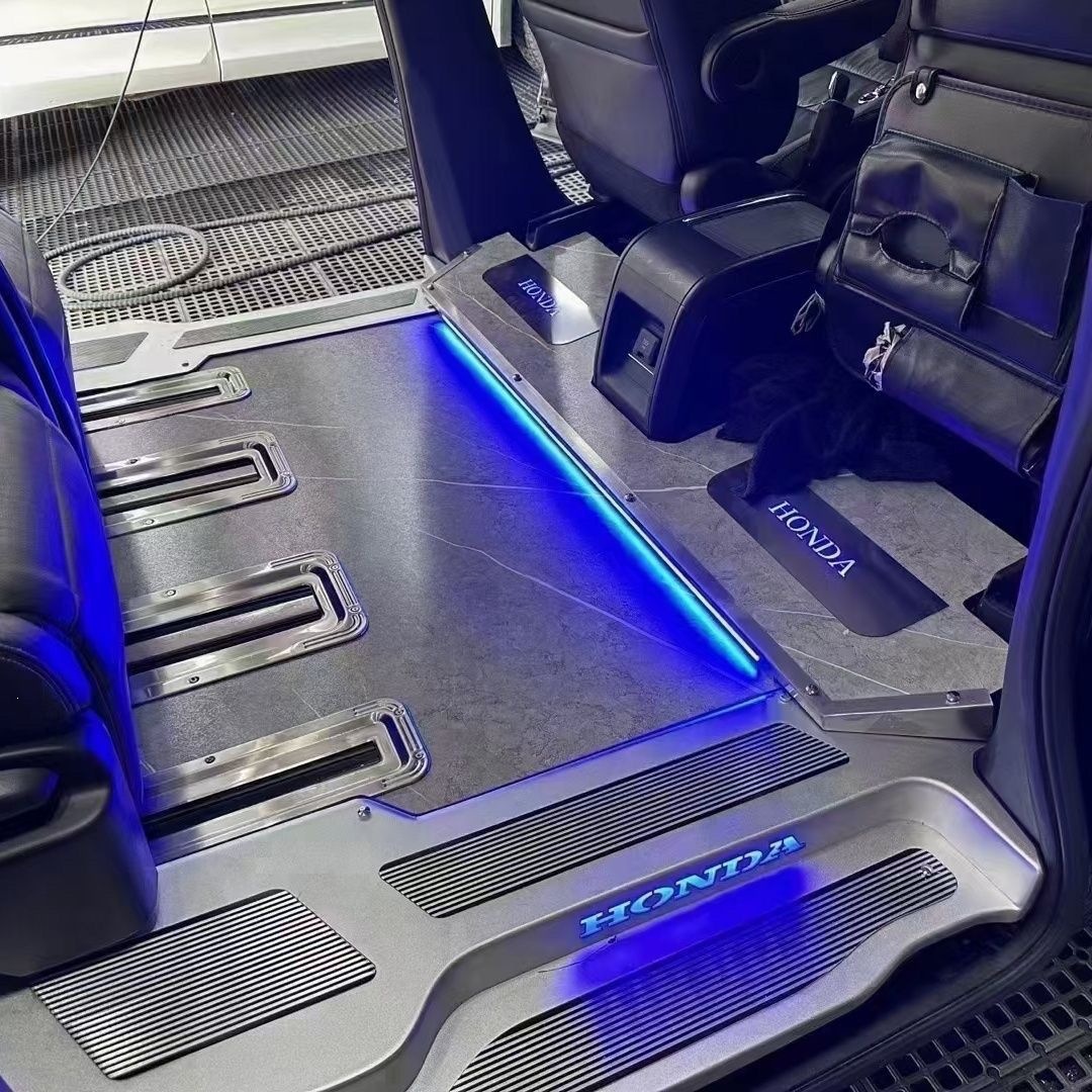 Honda Elysion Odyssey Aviation-Grade Aluminum Floor Mats Solid Aluminum Business Car Floor Mats Aviation-Grade Modification Without Installation Included