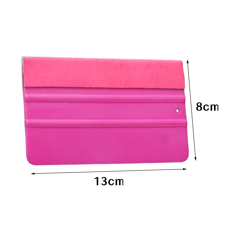 Material suave del automóvil, herramienta de película de cambio de color, raspador, ropa de automóvil, tablero suave, foto cuadrada, raspador de franela gruesa, anti-rayado image 12