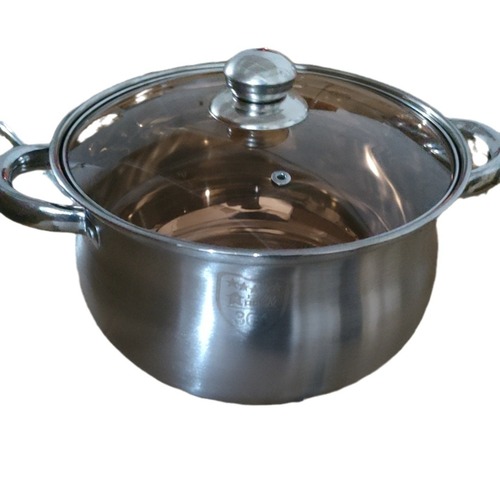 Special Offer: Thickened Pearl Soup Pot with Apple Color Glass Lid, Conical Pot, 24cm, Drop Ship