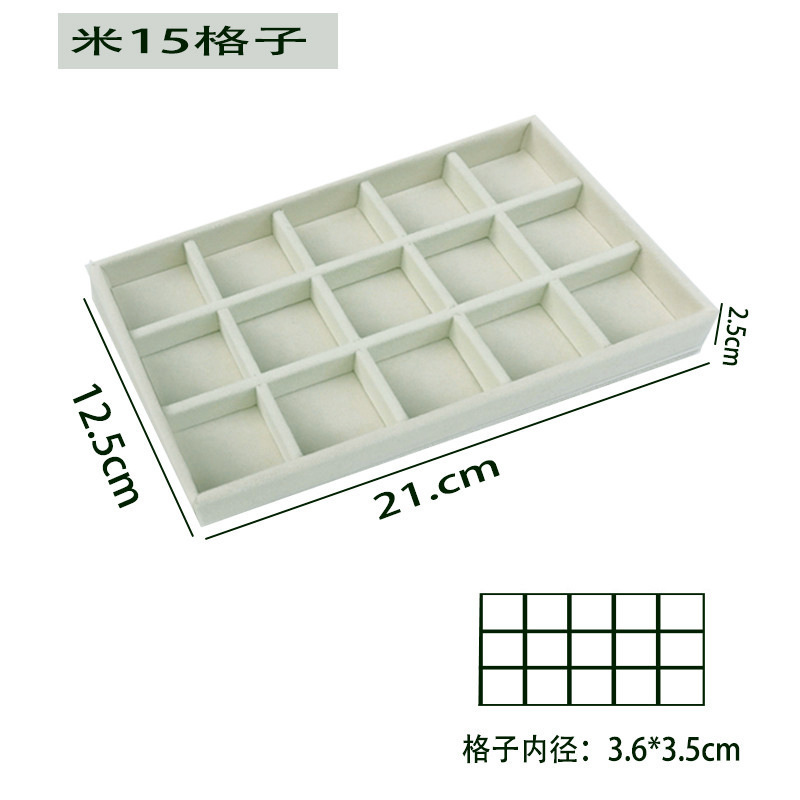 Muestra de joyería negra de alta calidad de tela de vello para ver paletas de joyería caja de almacenamiento collar de joyería anillo bandeja de visualización image 45