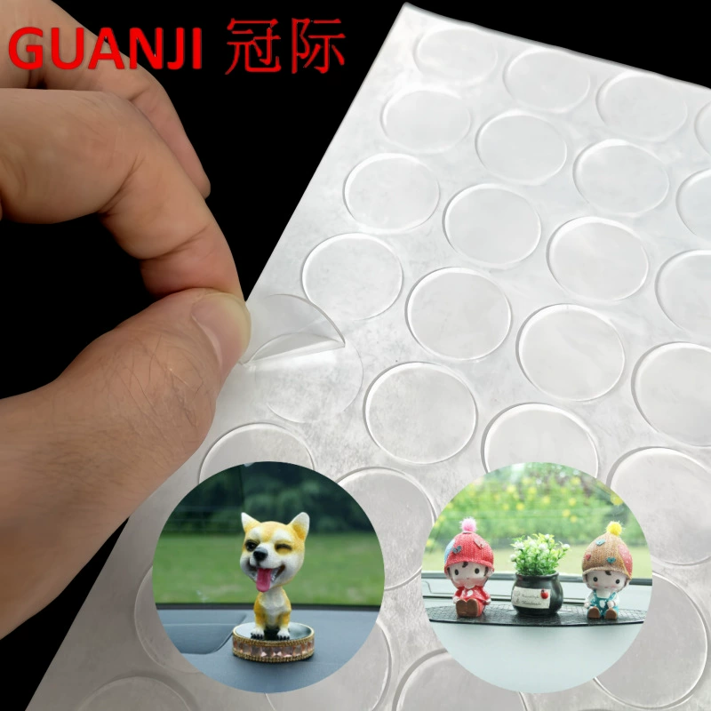 Пятно круглый акриловый двухсторонний клей без следов для автомобиля Etc мягкий клей съемный нано-точечный клей