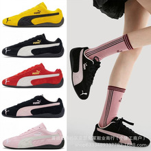 纯原PM赛车Rose朴彩英同款红色运动鞋男女复古speedcat低帮休闲鞋