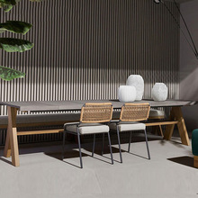 戶外椅高端室外咖啡店藤編餐椅藤椅陽台庭院家具現代創意休閑椅子