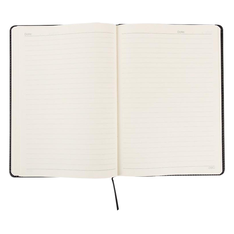 Cuaderno Deli 25K16K 3161 3162, cuaderno de oficina con tapa de cuero, diario de 112 páginas, bloc de notas, cuaderno de negocios