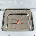 不锈钢肠粉盘方形盘子家用厨房蒸盘平底托盘加厚凉皮盘烧烤盘方盘