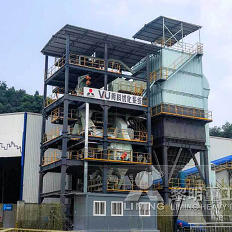 黎明重工 塔楼式干法制砂生产线 石子制沙项目 楼式制砂整形机