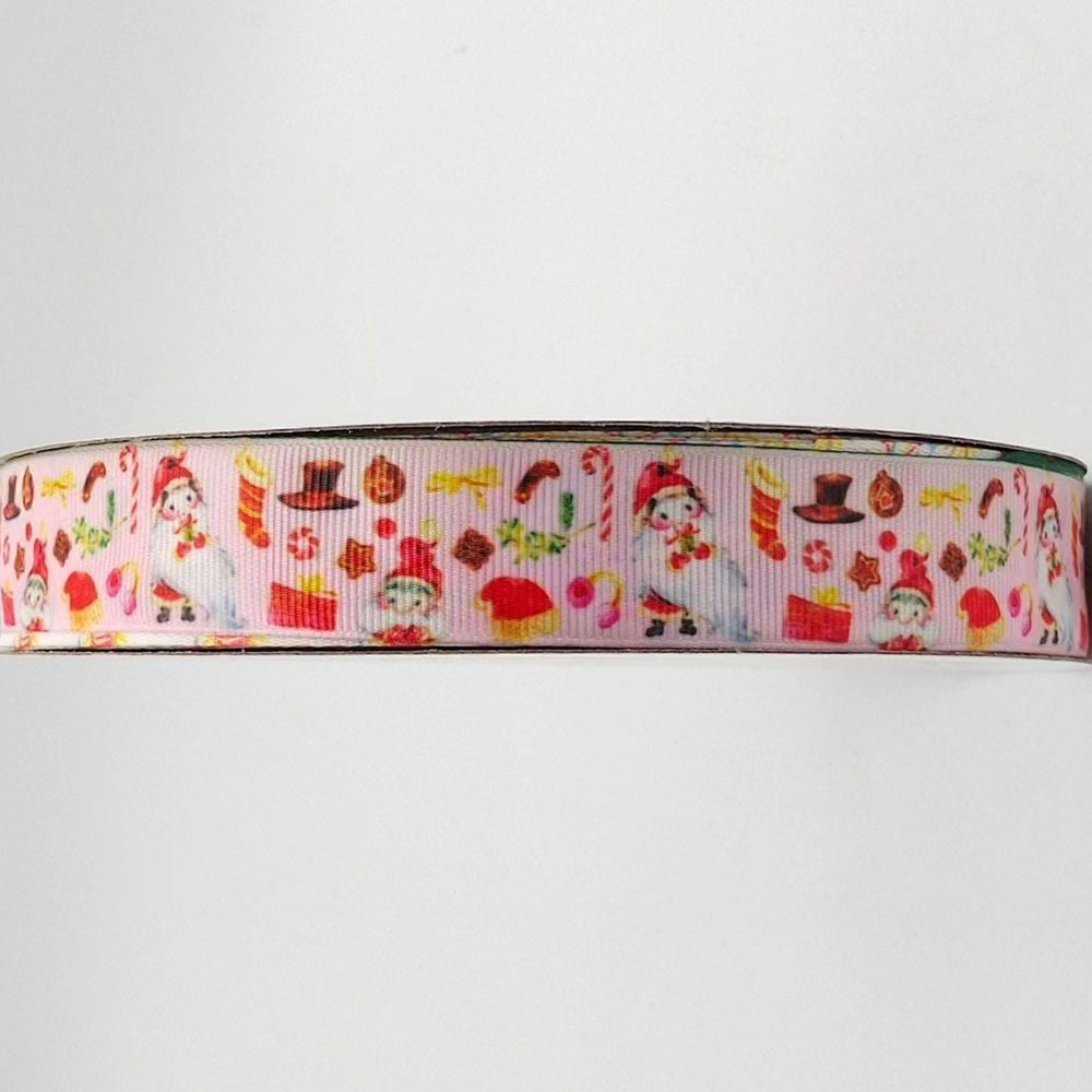 Navidad muñeco de nieve * 48 yardas/rollo * 2,5 cm