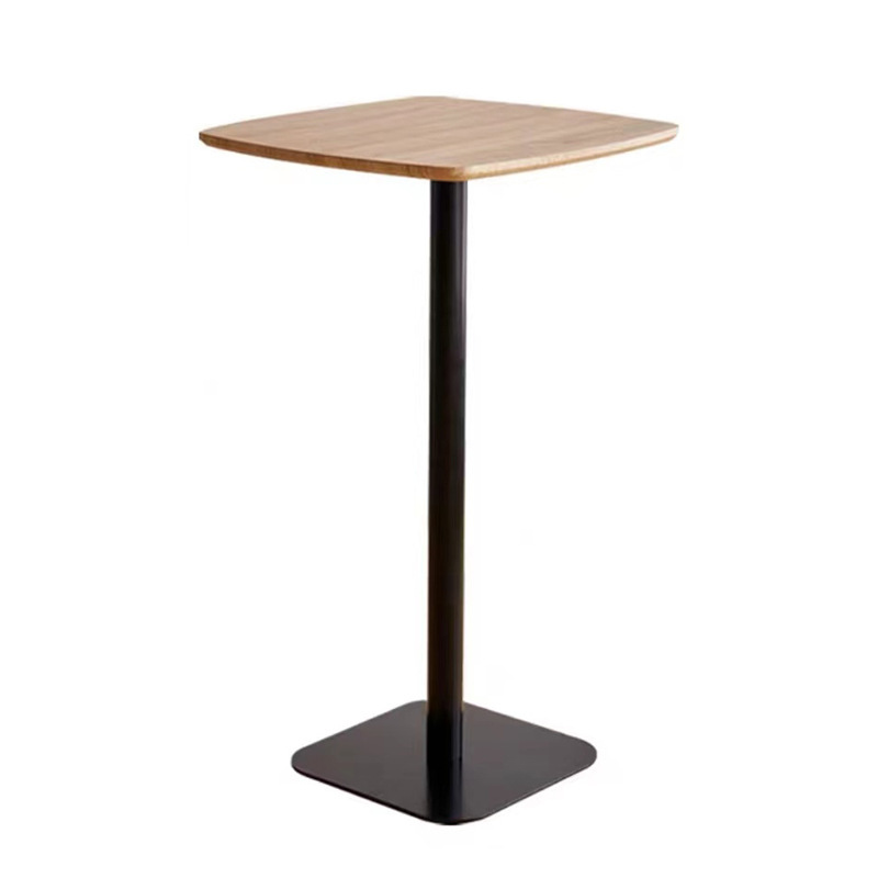 Exportación de madera sólida cubierta mesa cuadrada MDF nórdica de alta calidad simple mesa de comedor