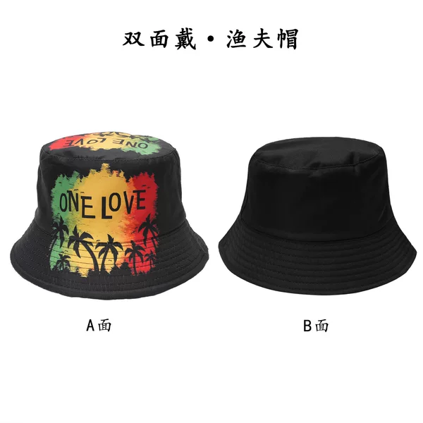 European and American Street Style Double-Sided Fisherman's Hat, Outdoor Parent-Child Sun Protection Bucket Hat, Unisex [Continuously Updated]