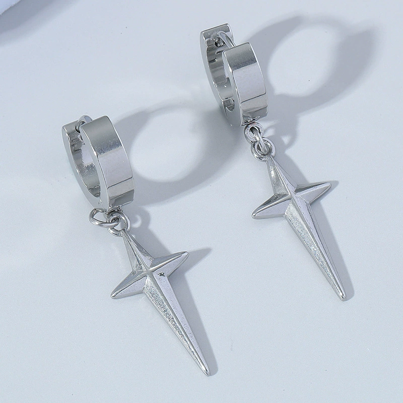 Сережки из нержавеющей стали, подвеска, модный металлический аксессуар, европейский стиль, прямые продажи с завода