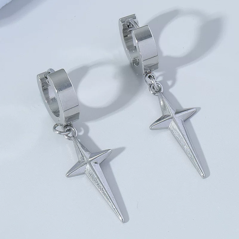 Сережки из нержавеющей стали, подвеска, модный металлический аксессуар, европейский стиль, прямые продажи с завода