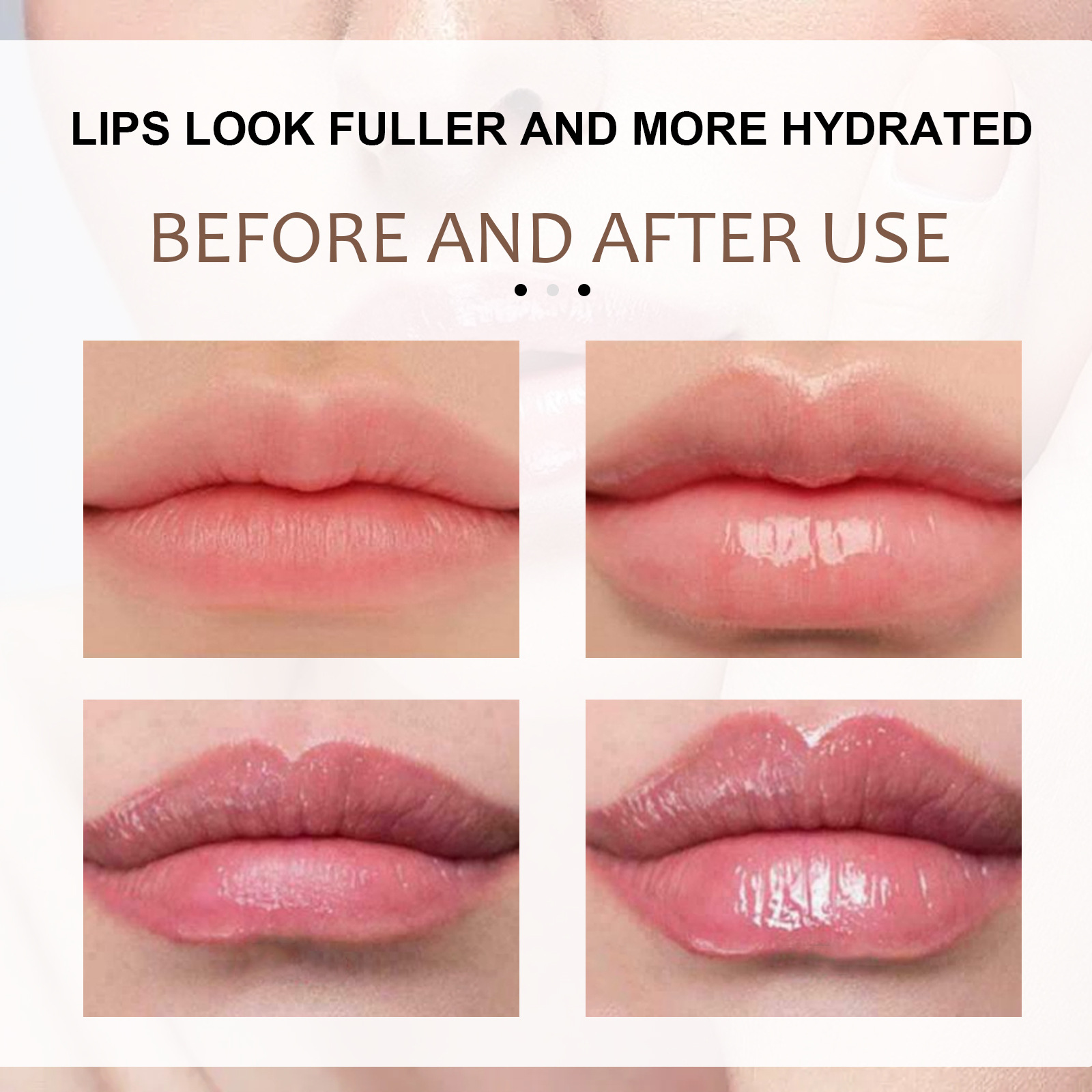Öl prall erhöht Fülle, reduziert Lippenlinien, befeuchtet pralle Lippen und hat einen großen Mund s s, large_voghion.com