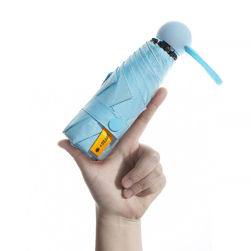 Small handheld umbrella solar-powered, wholesale, sun protection, UV protection, custom-made