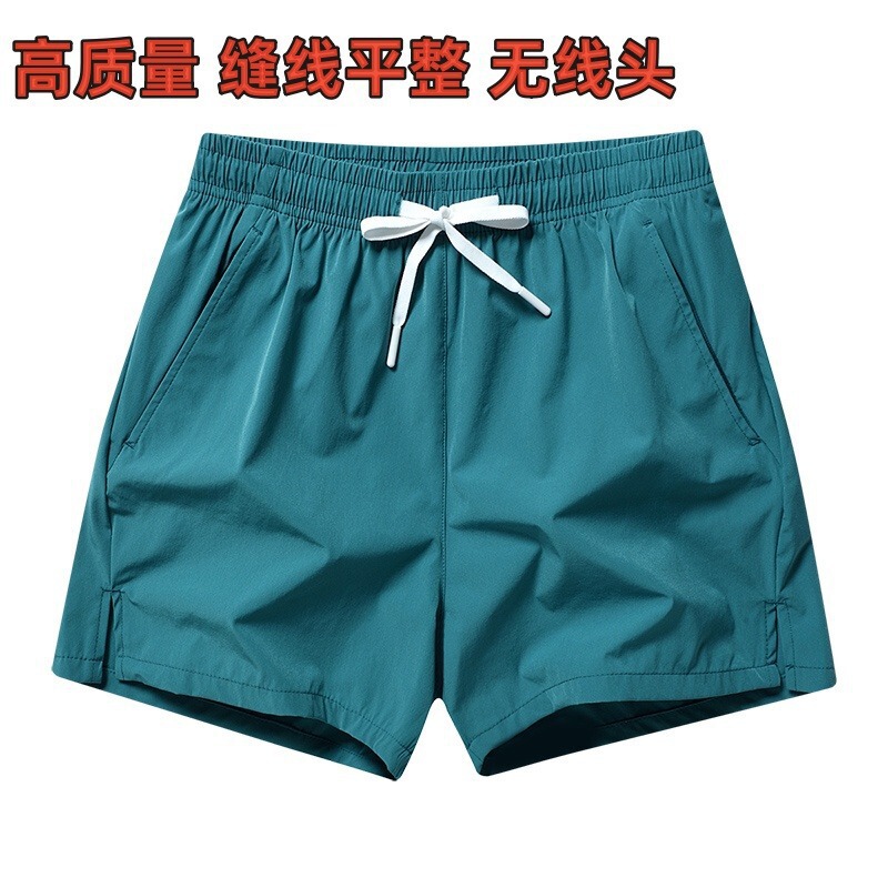 Sports Shorts Men's Quick-drying Summer Thin Basketball Loose Fitness Leisure Ice Silk Football Running Training Three-point Pants