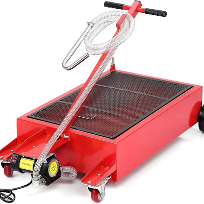 Wholesale custom-made 15/20 gallon electric oil catch pan, large-capacity oil drain pan with 110V motor oil catch basin