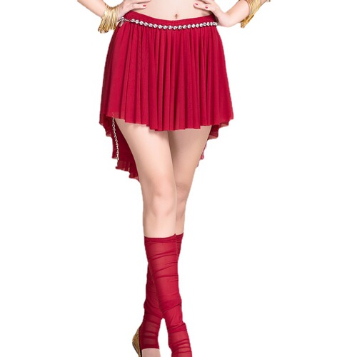 New Belly Dance Practice Wear Bottoms Dance Skirt Women’s Sexy Mesh Skirt Skirt