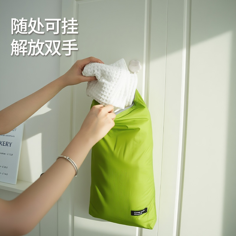 素朴时光涂硅防水大容量脏衣袋衣物旅行收纳袋出差行李箱分装袋子|undefined