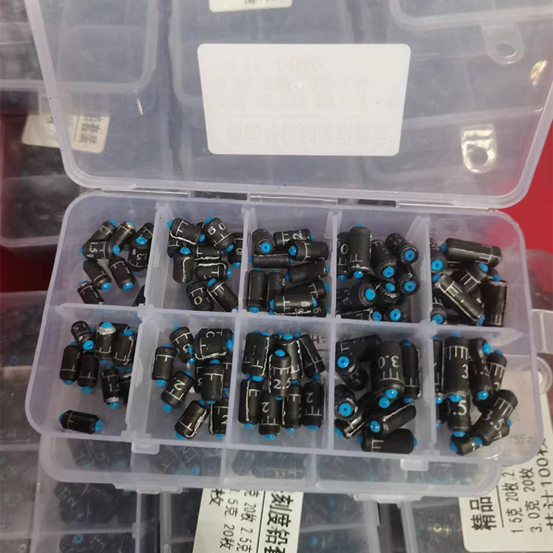 Bulk scale lead set scale lead skin roll combination lead set soft core fast sinker box set scale fast lead
