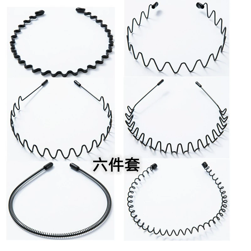 Invisible wavy headband, hairpins for face washing