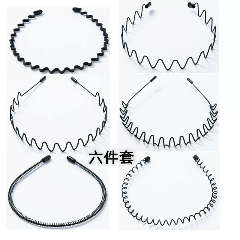 Invisible wavy headband, hairpins for face washing