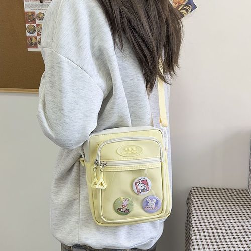 Japanese-style niche minimalist small bag, summer transparent casual design—versatile Instagram-inspired shoulder/crossbody option