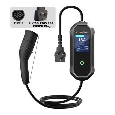 3.5Kw On-Board Charger British Standard 13A Portable Charging Gun for New Energy Vehicles (Elektrikli avtomobil şarj stansiyaları)
