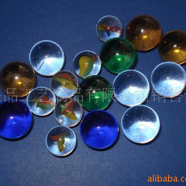 彩色水晶珠不规则玻璃球,方珠