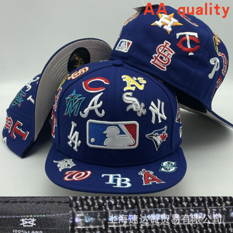 PouChangAnFo 越境卸売 AA 品質野球帽チームキャップサイドキャップ記念キャップスポーツキャップ|undefined