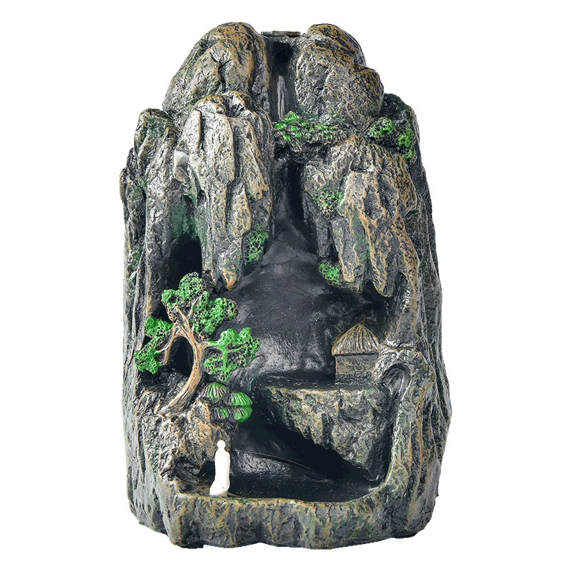 Китайская большая курильница с обратным потоком смолы креативная курильница Great Wall для просмотра обратного потока дыма сандалового дерева с обратным потоком благовония украшения