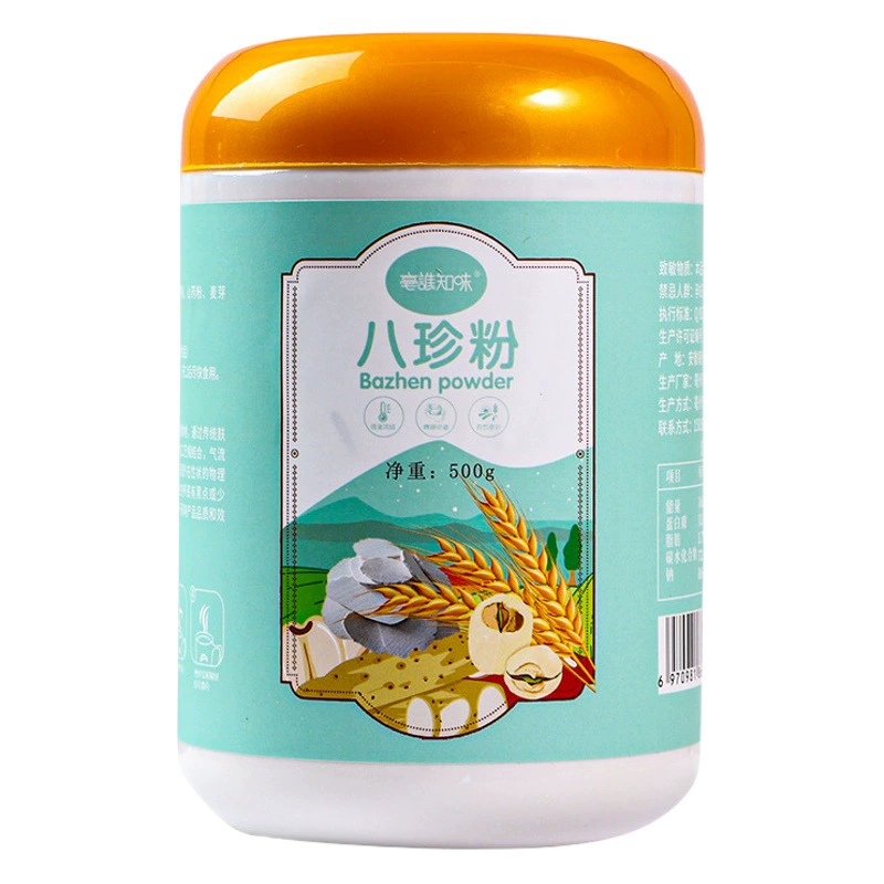 Bazhen порошок завтрак Ужин еда Замена порошок оптом Интернет знаменитости прямой эфир с товарами зерна полный живот еда Замена порошок доставка