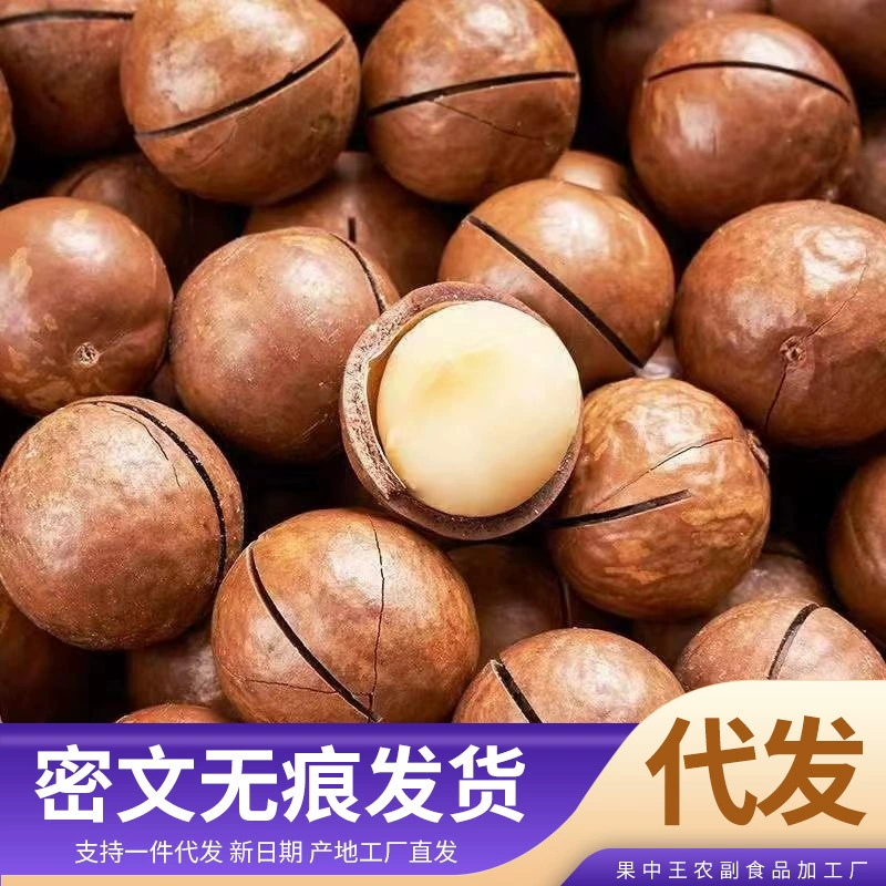 Новинка: кремовые орехи макадамия оптом, 500 г, очищенные от скорлупы, орехи с открытой скорлупой, новогодние закуски, орехи макадамия