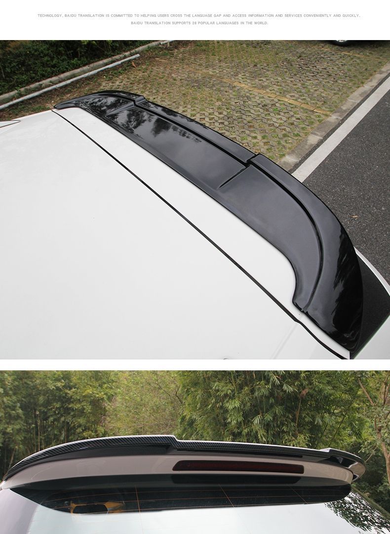 Suitable for Kodiak tail modification, tail pressing, ABS, non-punching, special Kodiak tail paint top wing