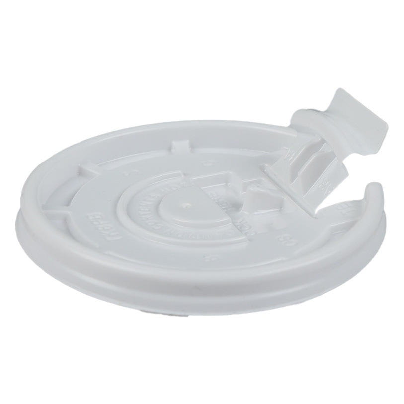 Tapa de plástico PS de calibre 80/90 para taza de café, taza de leche de soja, taza de té con leche, tapa con interruptor, tapa de rosca a prueba de fugas, tapa de botella.