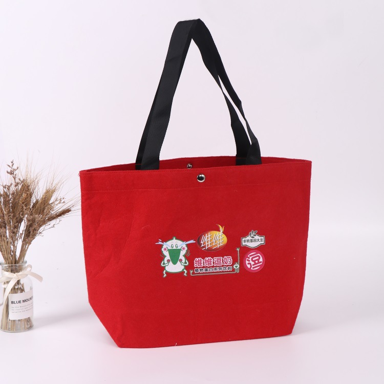 厂家供应时尚手提帆布包 学生补习收纳棉布袋 按扣式帆布礼品袋