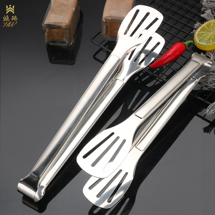 Stainless steel kitchen food clip food clip household anti-scald barbecue clip bread clip steak clip baking utensils wholesale