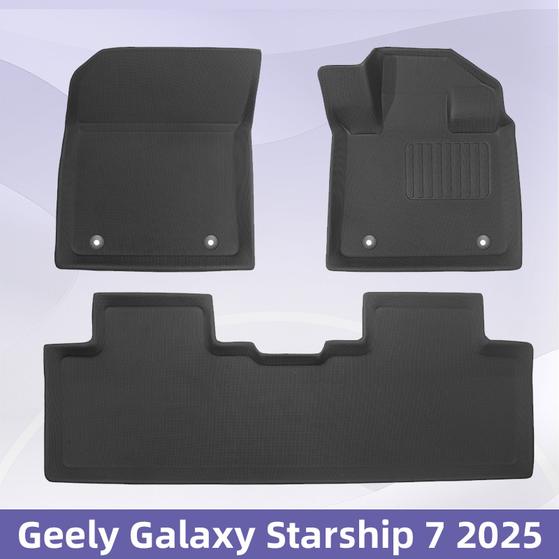 Para Geely Galaxy Starship 7 2025 3D para todo el tiempo almohadilla de pie XPE