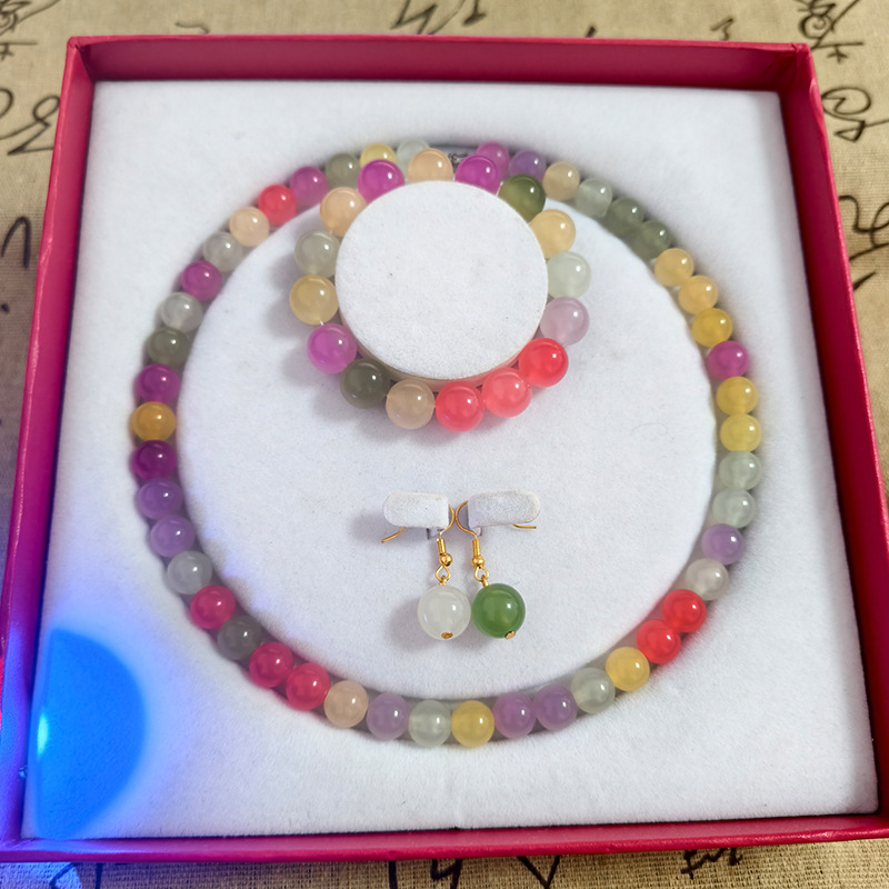 Colorful Sea Mica Necklace 108 Beads Bracelet Double Circle Uv Light Changes Color Hand Jewelry Live Broadcast Hot Style Colorful Sea Mica Necklace 108 Beads Bracelet Double Circle Uv Light Changes Color Hand Jewelry Live Broadcast Hot Style