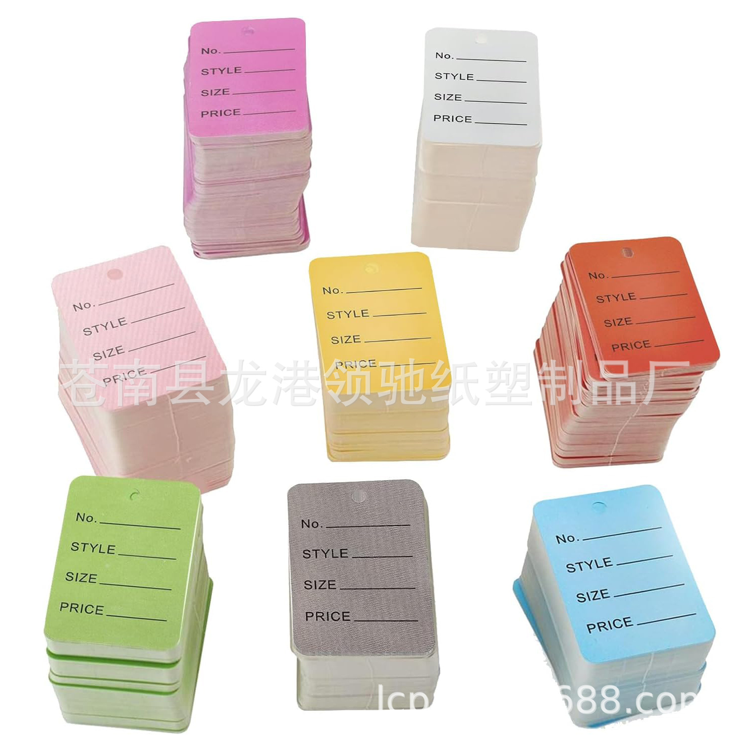 跨境亚马逊印刷小标签1000pcs/套 珠宝商品服饰价格吊牌