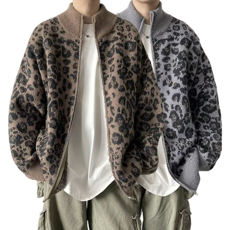 Explosiones transfronterizas de tamaño grande europeo polo camiseta con solapa a rayas suéter de punto hombre viejo suéter de viento fábrica al por mayor