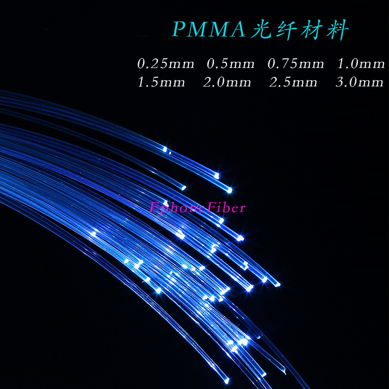 Ephonefiber0.5 mm light guide fiber Fiber optic fiber light guide fiber light guide lighting plastic fiber optic fiber optic lighting