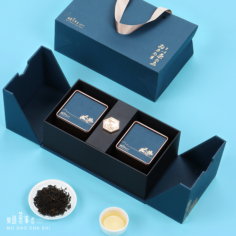 绿茶红茶伴手礼二两装小礼盒装空盒铁观音茶叶包装盒空礼盒