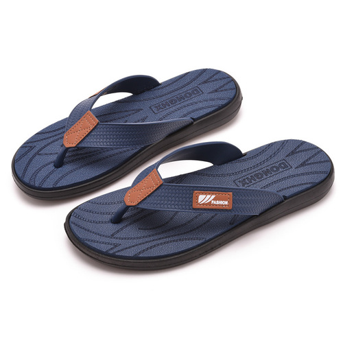 Men's Outdoor Slippers Ins Summer Men's Anti-Slip and Odor-Resistant Sports Flip-Flops Vietnam Beach Internet Celebrity Man's Flip-Flops 