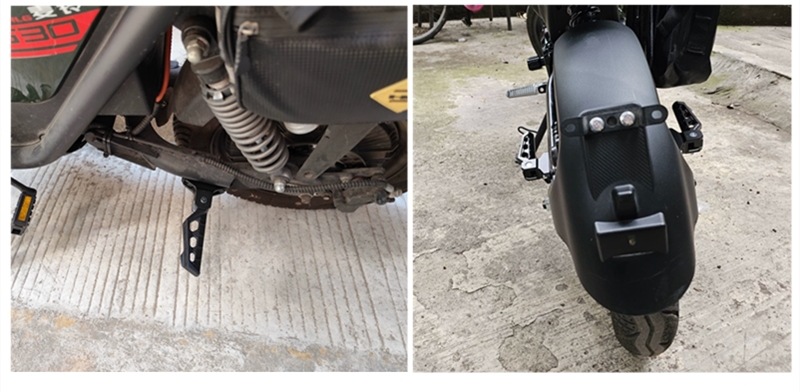 Electric Vehicle Foldableing Pedals Are Suitable for Mavericks Modified Umaxu3 Pedals Mqil/M3/U2/F400T Rear Footrests