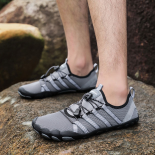 2021 spring and summer new men's and women's outdoor hiking shoes breathable mesh wading shoes anti-slip wear-resistant hiking shoes