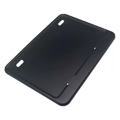 Nömrə qabı: Rear License Plate Frame - solid-black-aluminum-alloy-ships-blank-by-default-no-car-logo-please-specify-desired-car-logo-in-the-order-notes