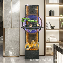 流水摆件;树脂工艺品;酒吧装饰摆件