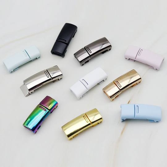 Xuan Silk Lazy Shoelaces Magnetic Tie-Free Shoe Buckle Metal Elaststring Shoe Buckle Children's Shoes sneaker Board Shoes Tie-Free Buckle