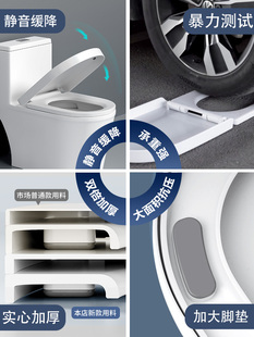 ✅ Toilet Lid Household Universal Thickeneded Large Foot Pad Slow-Down Old-Fashioned Uvo Type Toilet Seat Toilet Cover