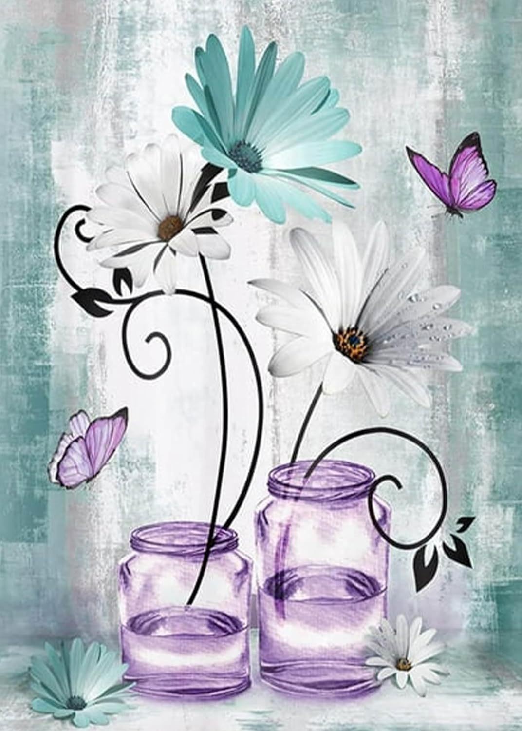 Transfronterizos hechos a mano full-diamond diy pegatinas de diamante 5D pintura al óleo pintura de cristal mampostería fábrica personalizada al por mayor